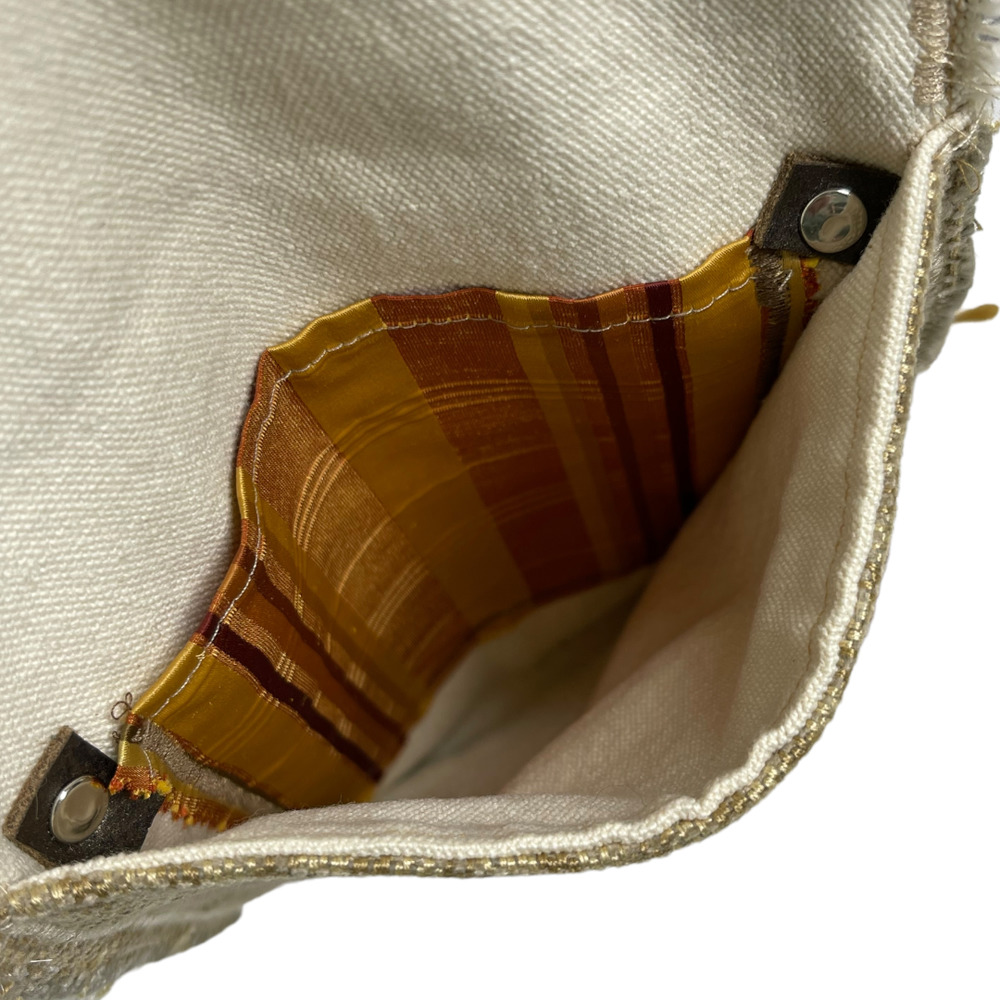 Vintage by Tosi Handmade Small Crossbody Bag Leather Velvet Boho Art Fairy - Picture 5 of 5